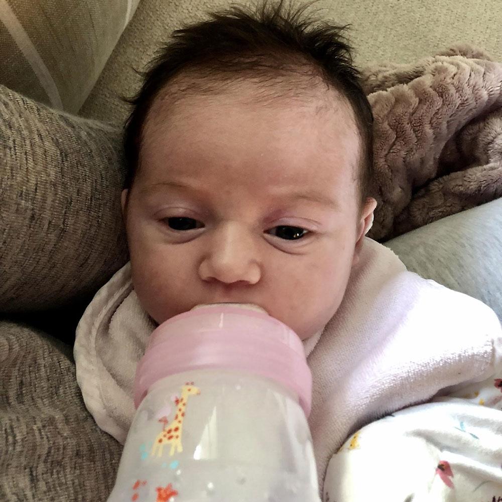 Baby Dakota with MAM Easy Start Baby Bottle