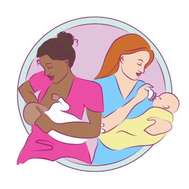 MAM Breastfeeding Position Illustration -